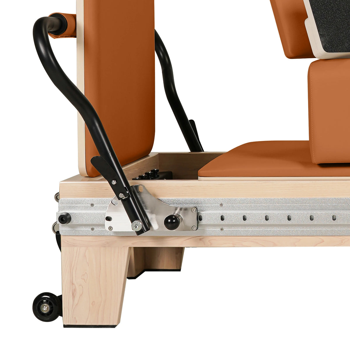 Maple Full Track Split Glide Pilates Reformer Orange