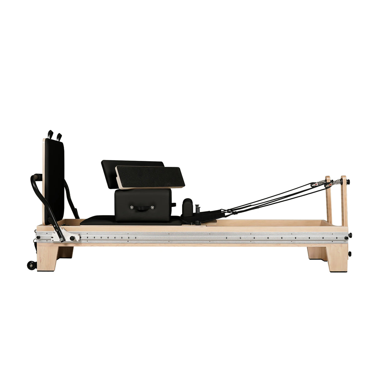 Maple Full Track Split Glide Pilates Reformer Black