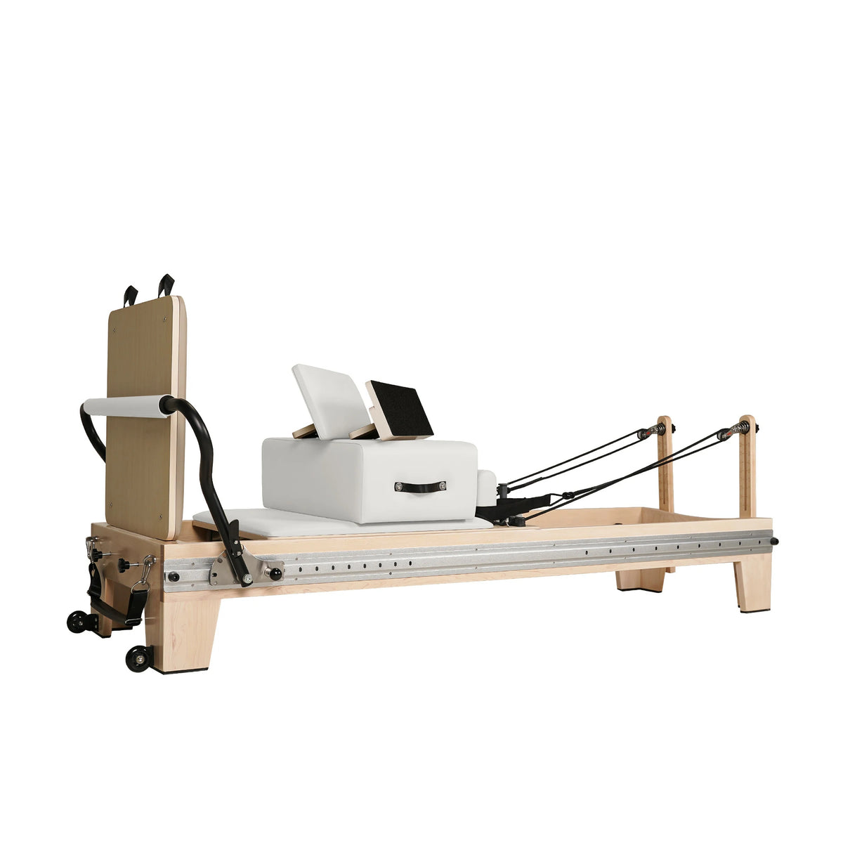 Maple Full Track Split Glide Pilates Reformer White