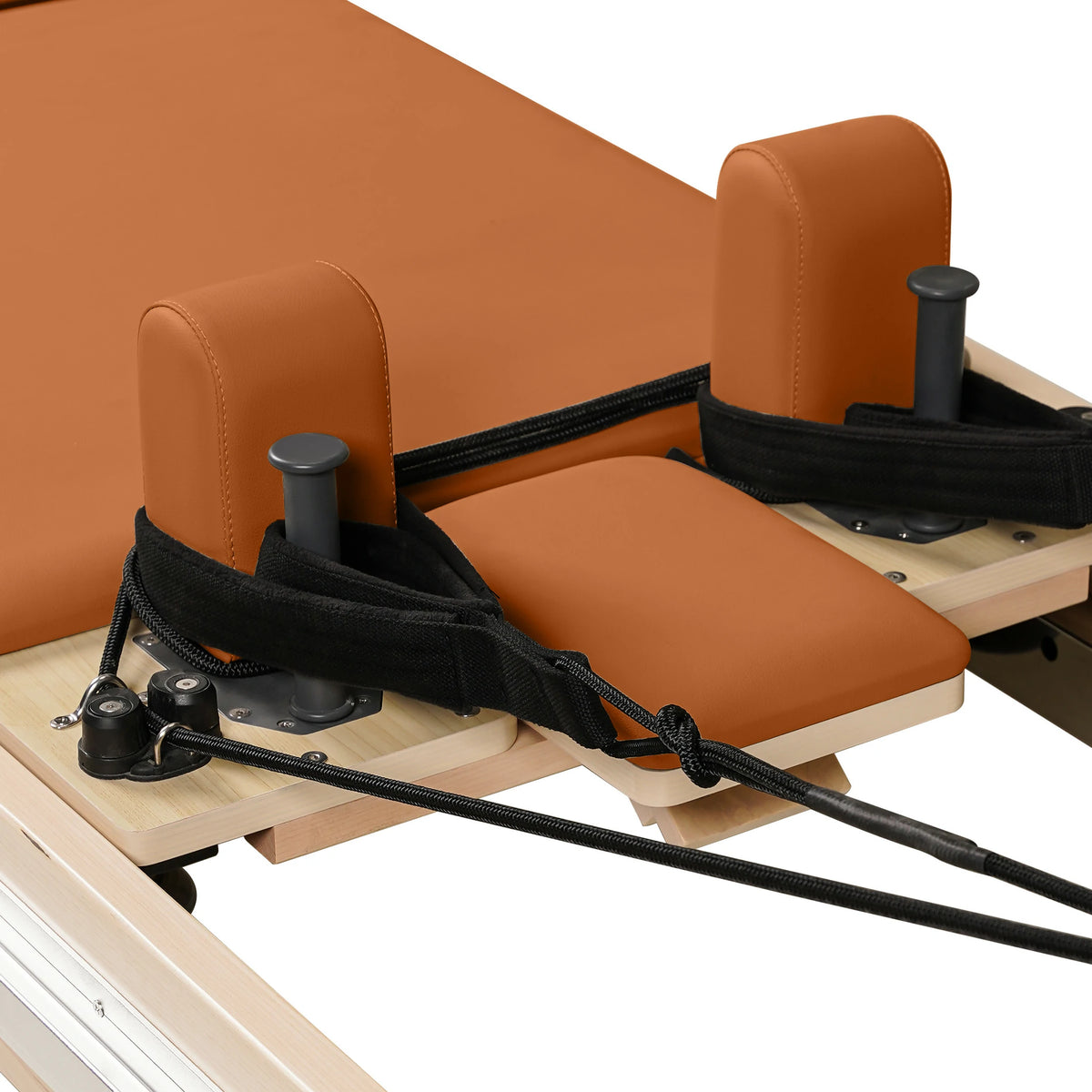 Maple Full Track Split Glide Pilates Reformer Orange