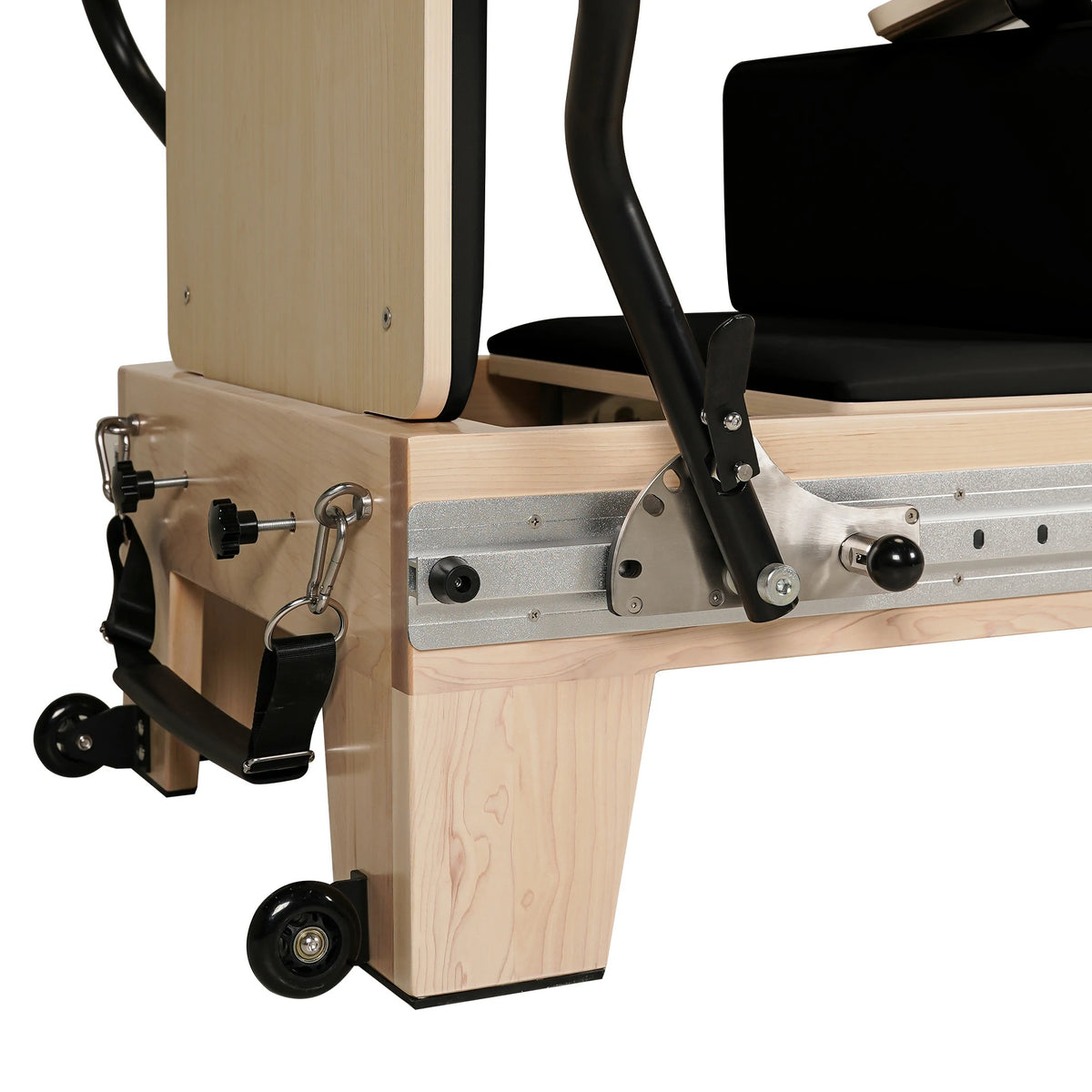 Maple Full Track Split Glide Pilates Reformer Black
