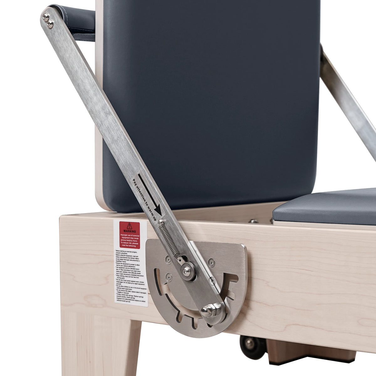 Maple Wood Pilates Reformer Gray