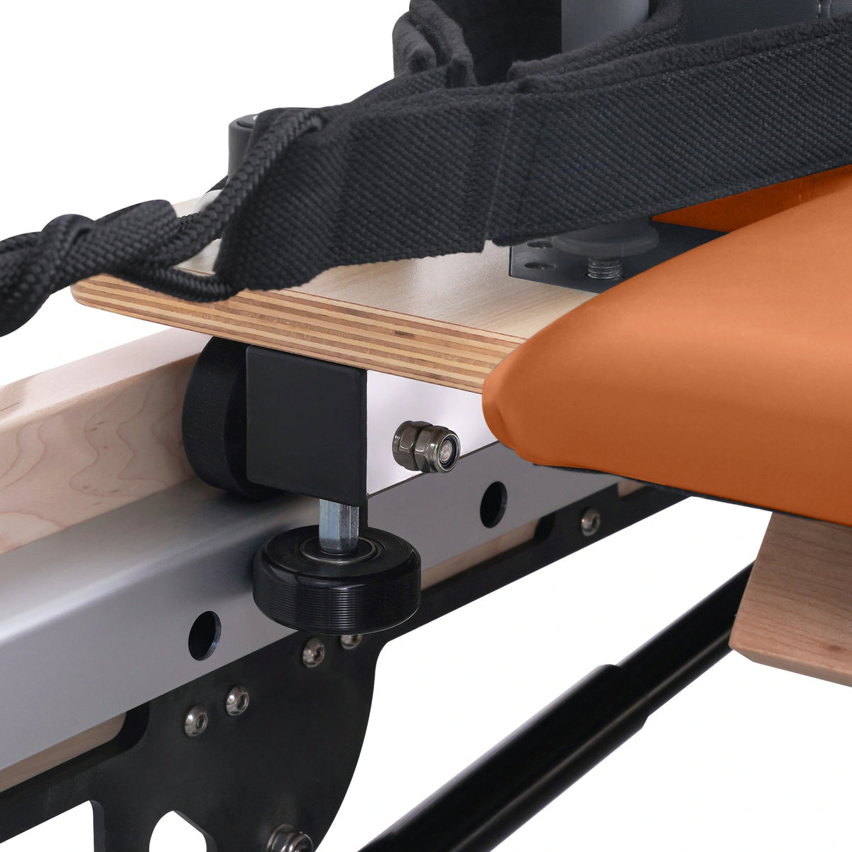 Foldable Maple Pilates Reformer Orange
