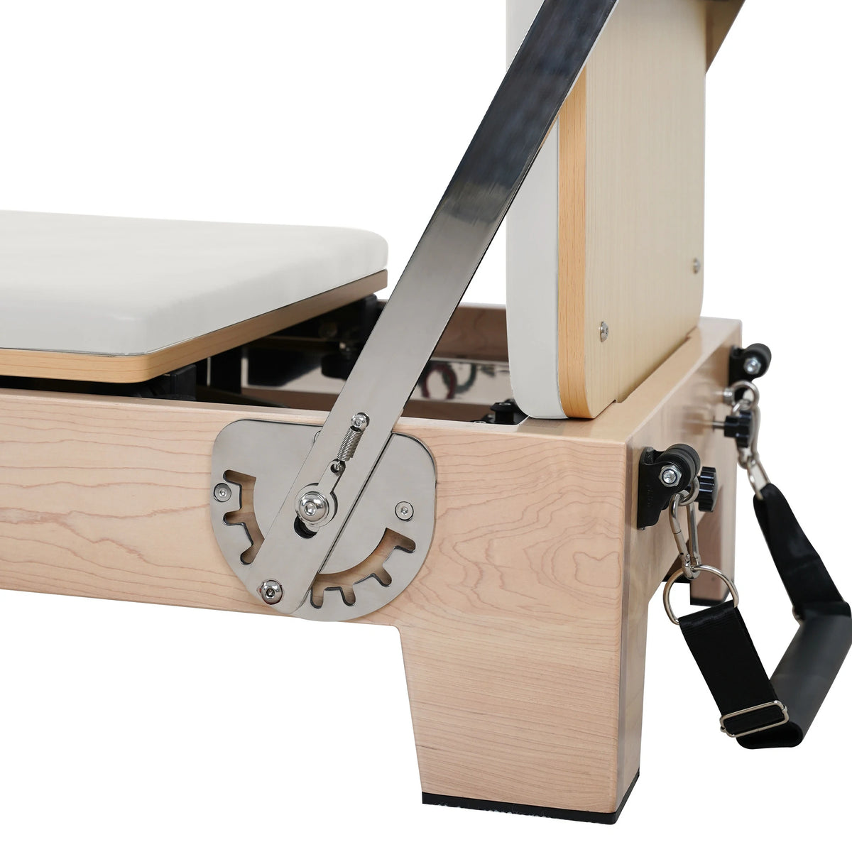 Maple Folding Classic Pilates Reformer – White
