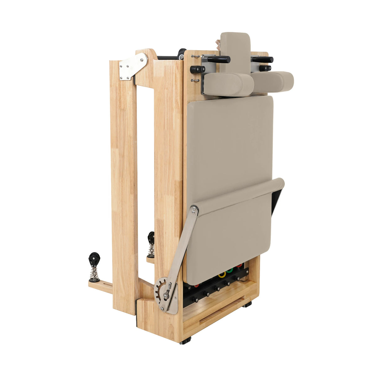 Oak Folding Classic Pilates Reformer – Brown