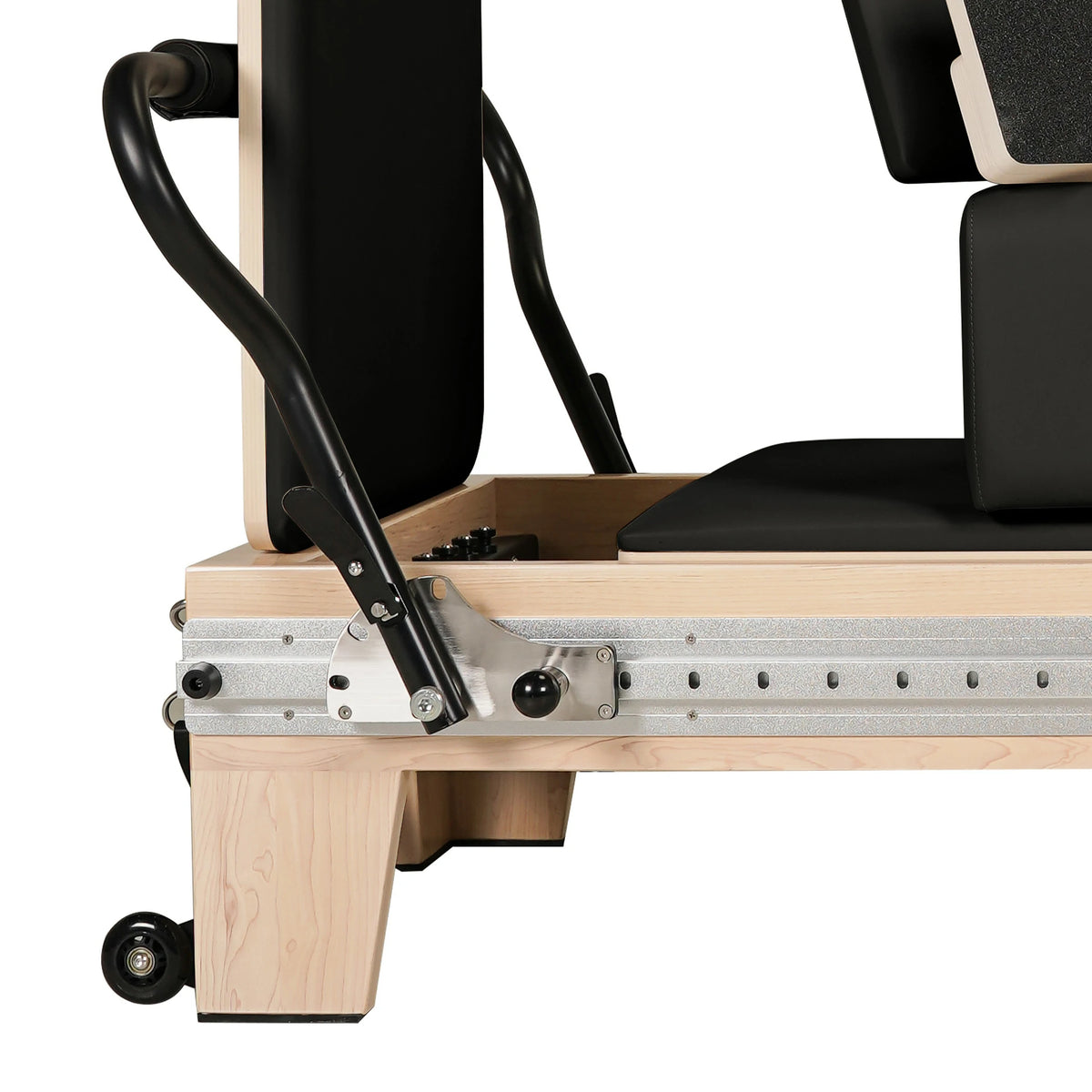 Maple  Full Track Split Glide Pilates Reformer Black