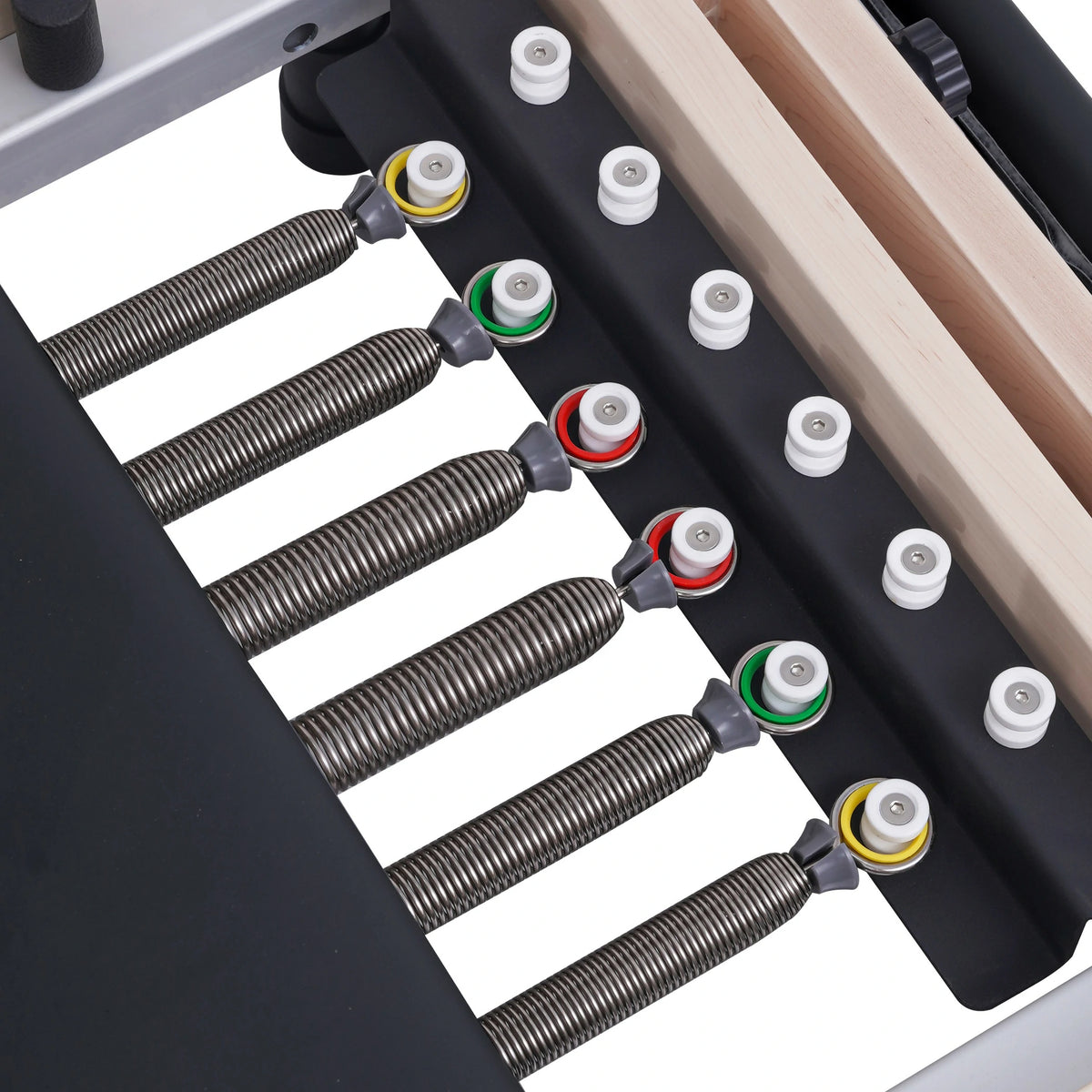 Foldable Maple Pilates Reformer Black