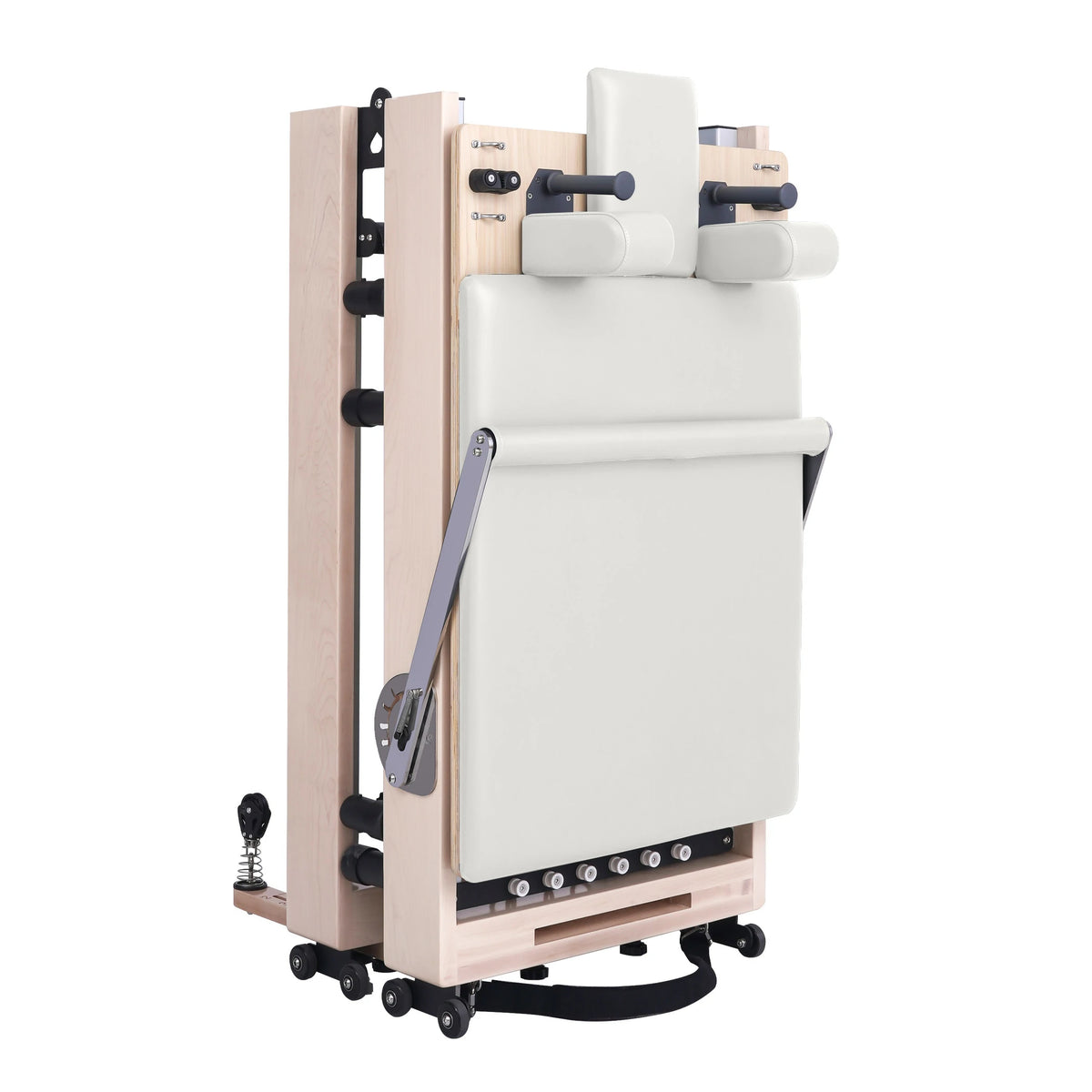 Foldable Maple Pilates Reformer White
