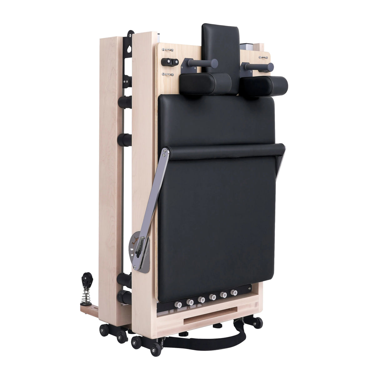 Foldable Maple Pilates Reformer Black