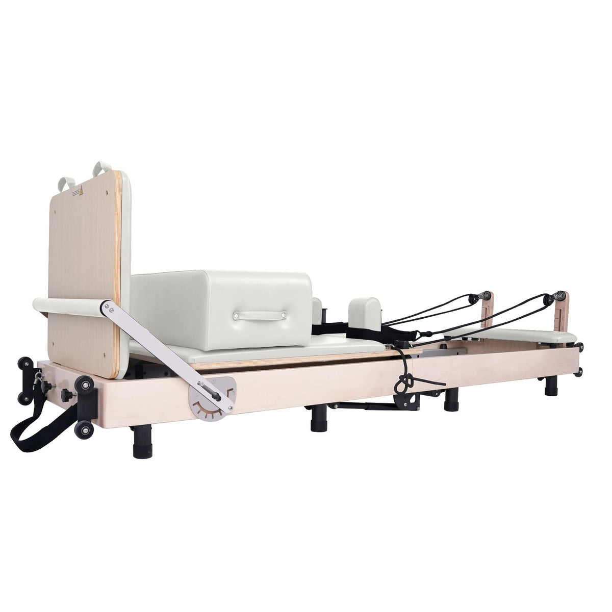 Foldable Maple Pilates Reformer White