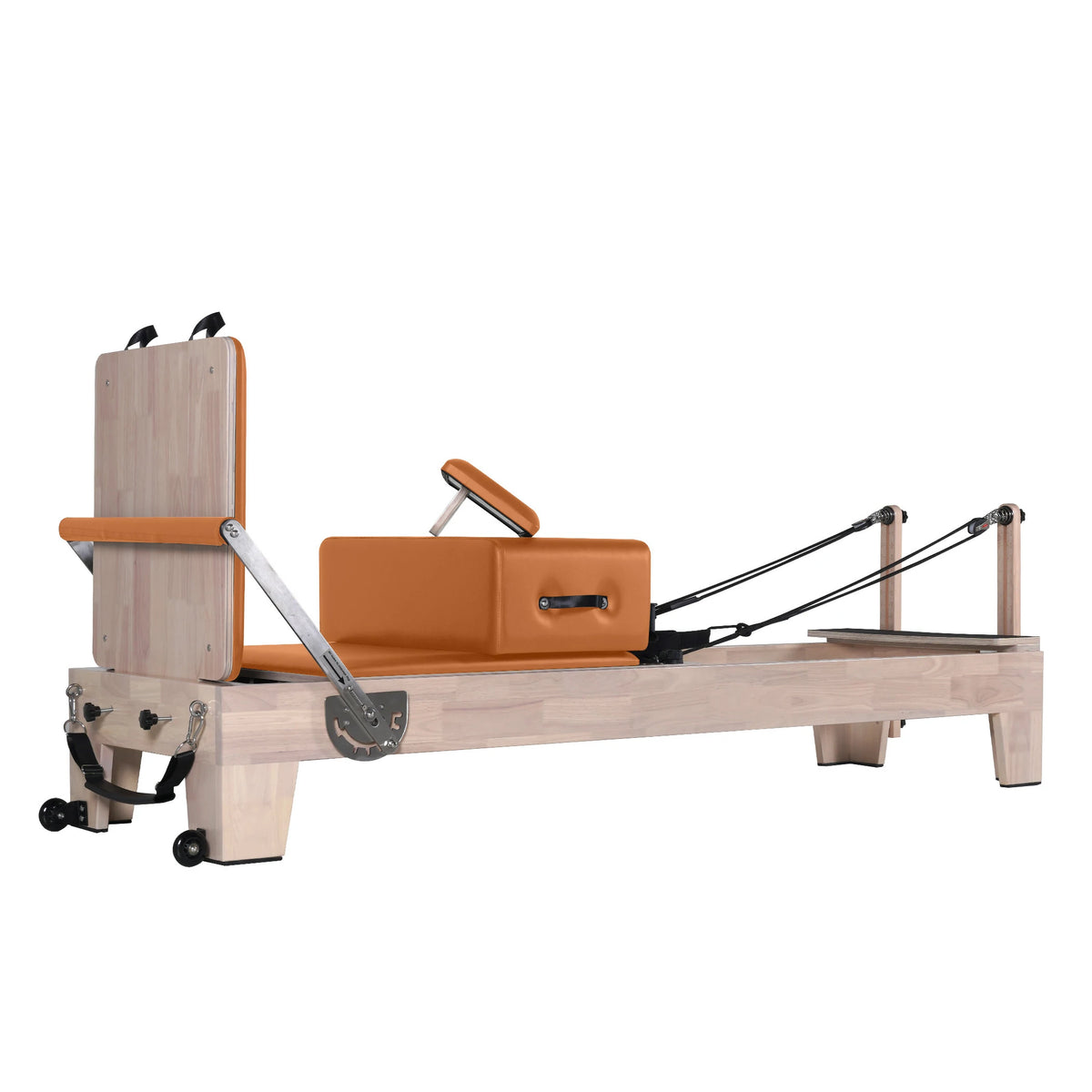 Classic Pilates Wood Reformer Orange
