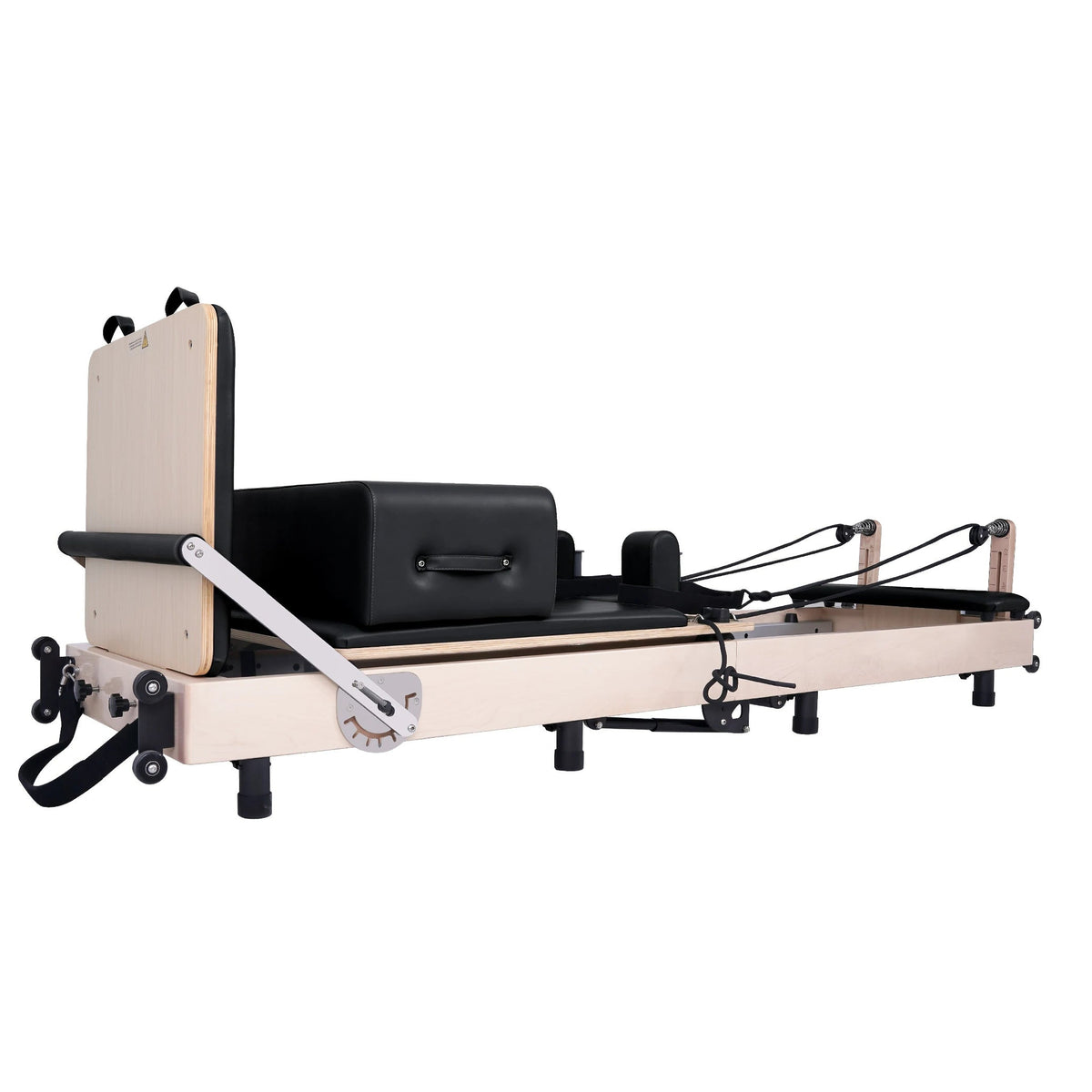 Foldable Maple Pilates Reformer Black