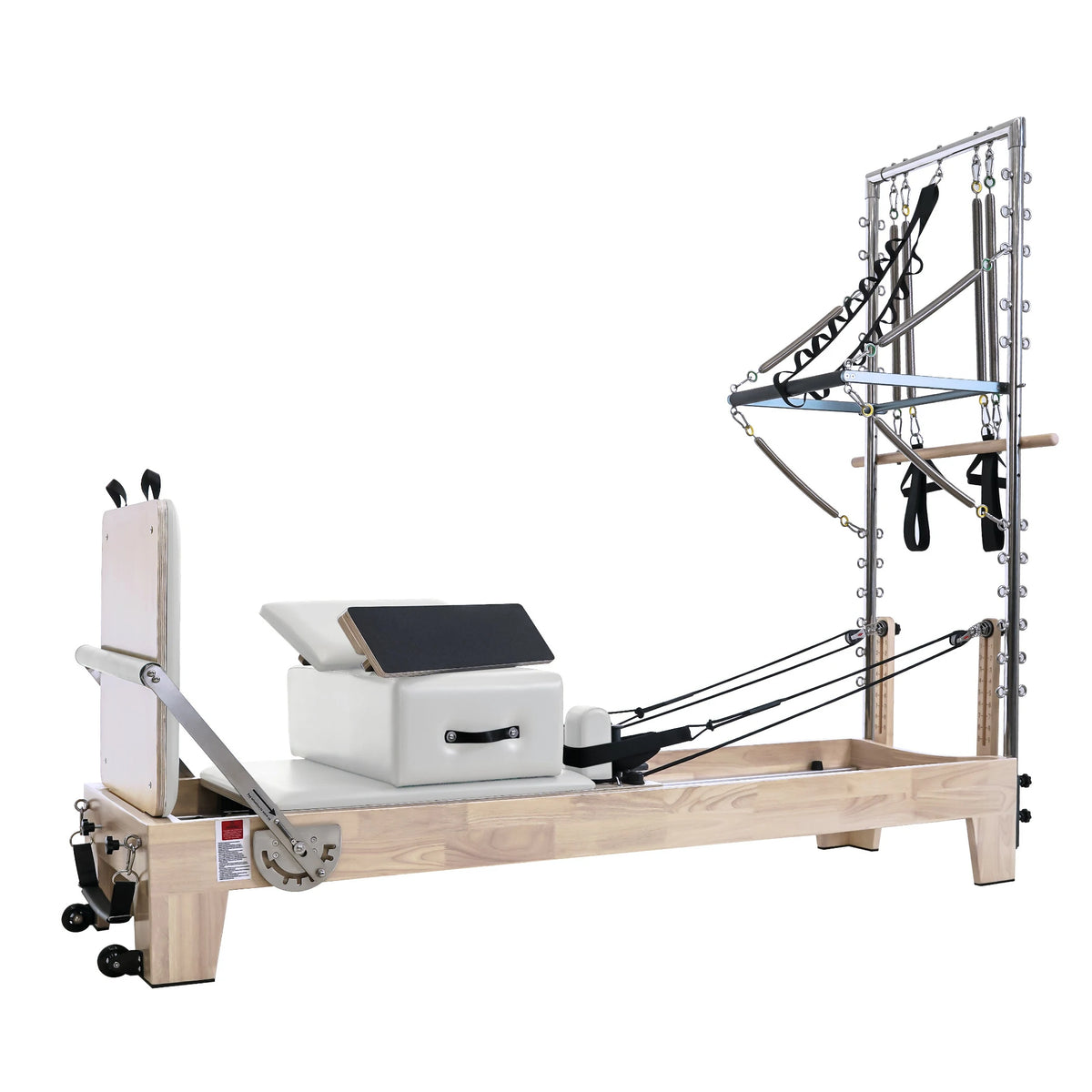 Pilates Reformer With Tower White
