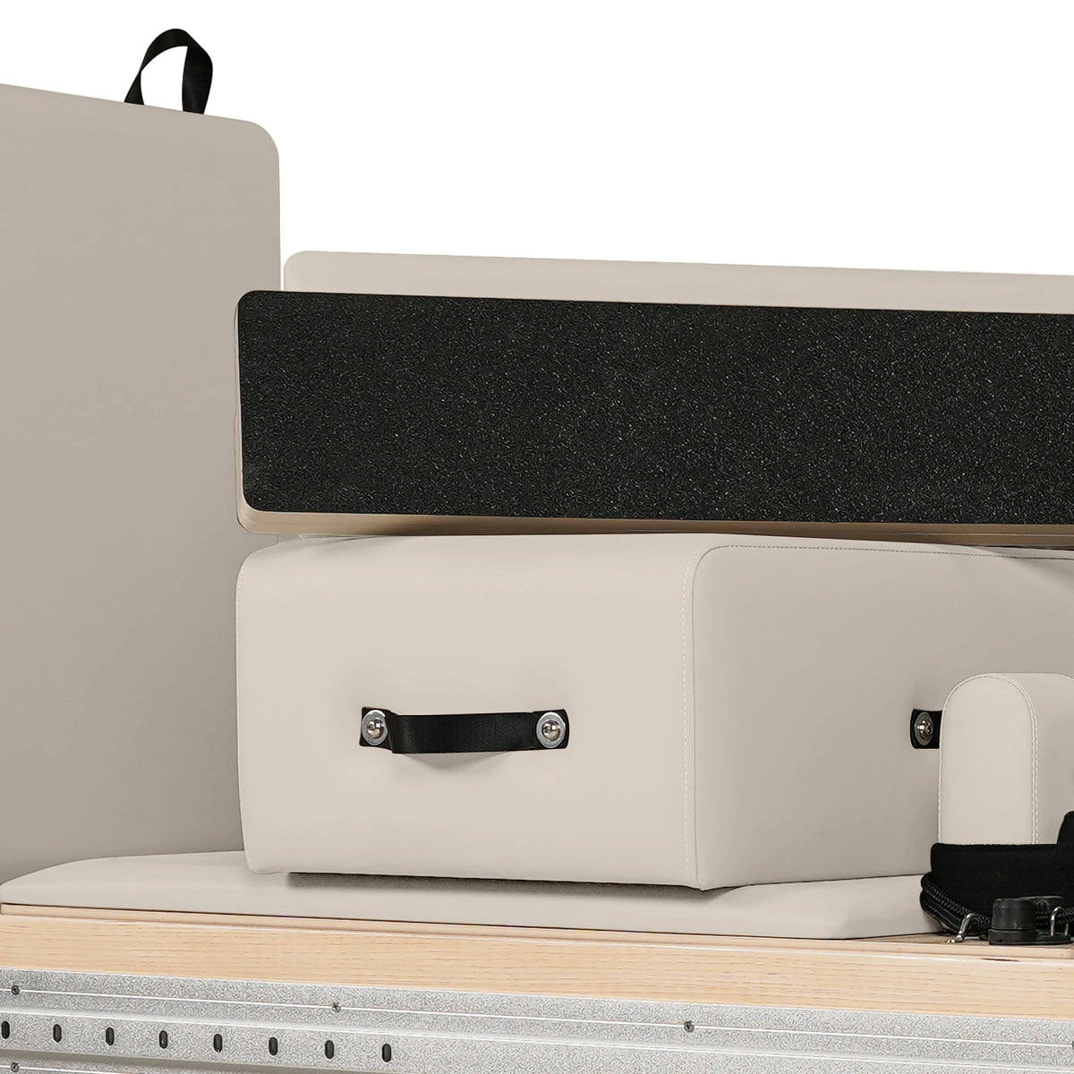Maple  Full Track Split Glide Pilates Reformer Cream White