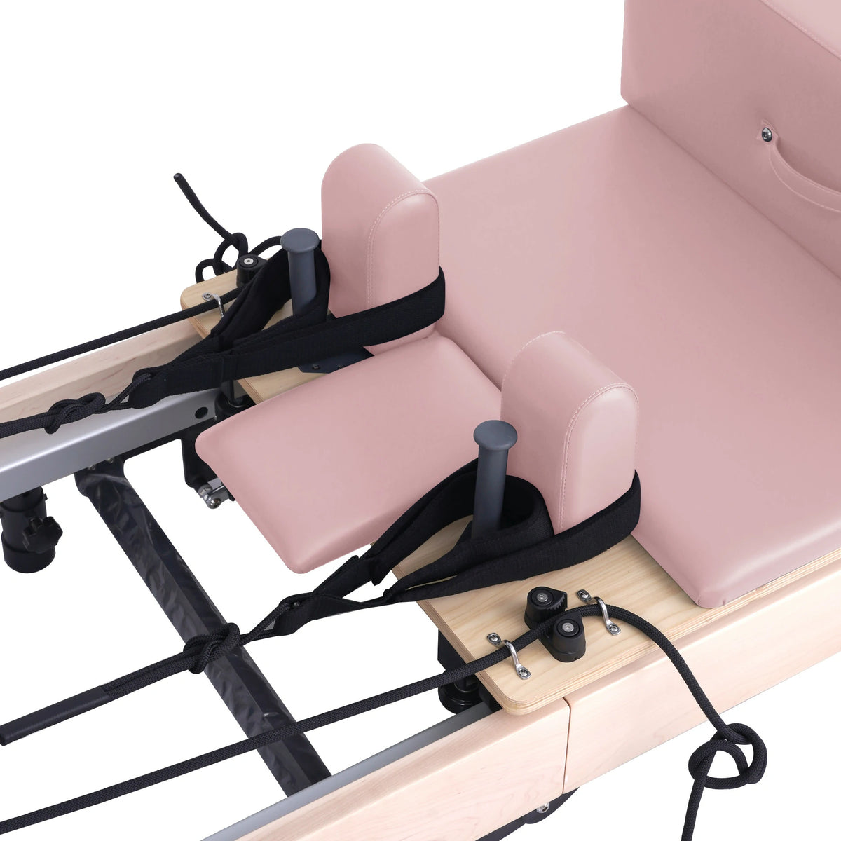 Foldable Maple Pilates Reformer Pink