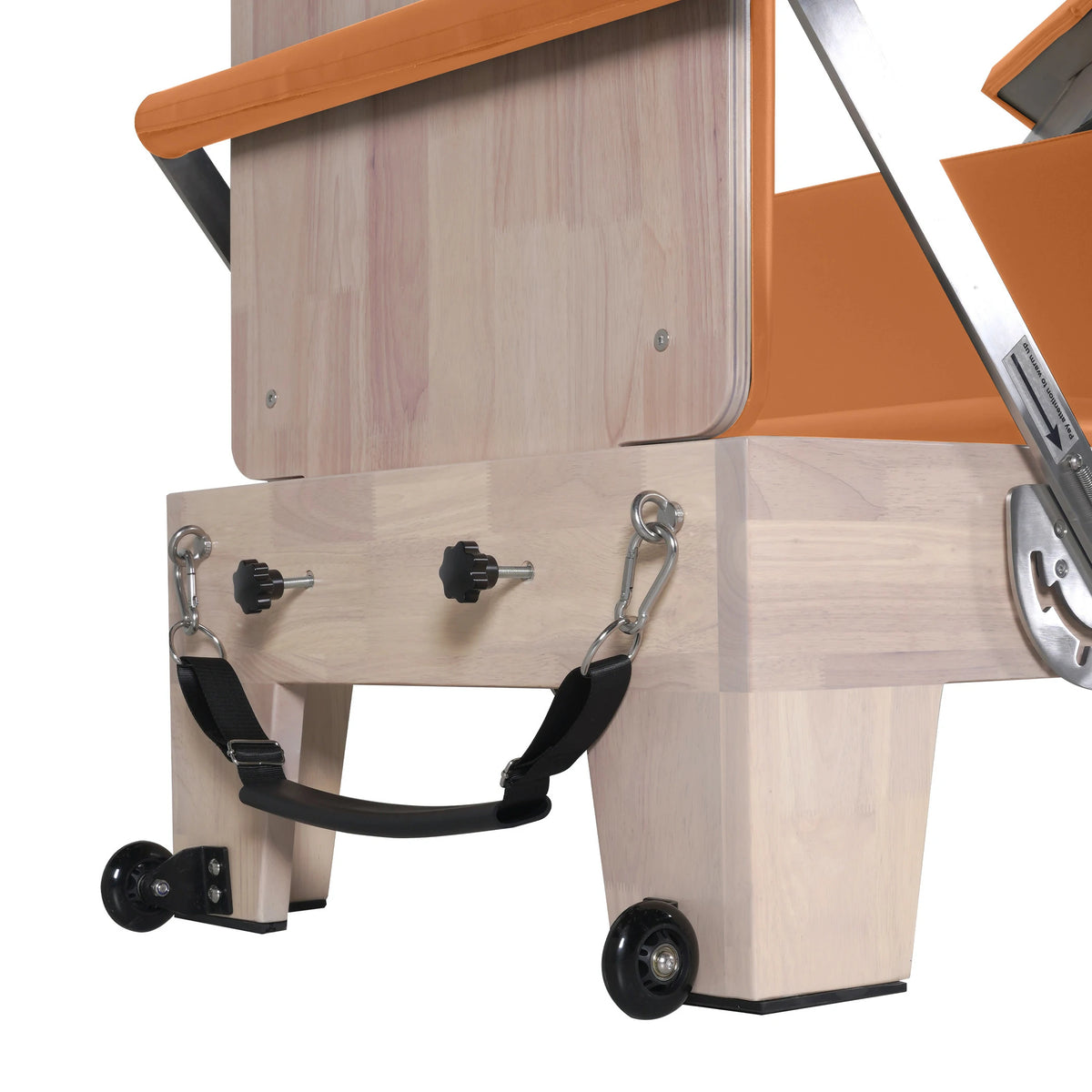 Classic Pilates Wood Reformer Orange