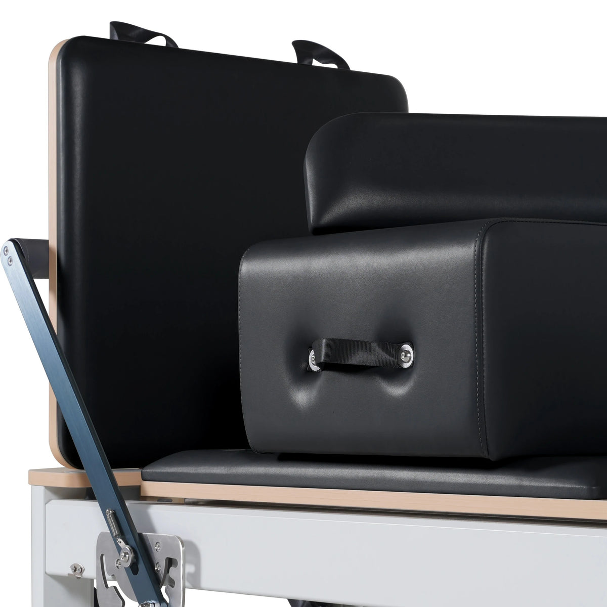 Folding Pilates Aluminum Alloy Reformer Black