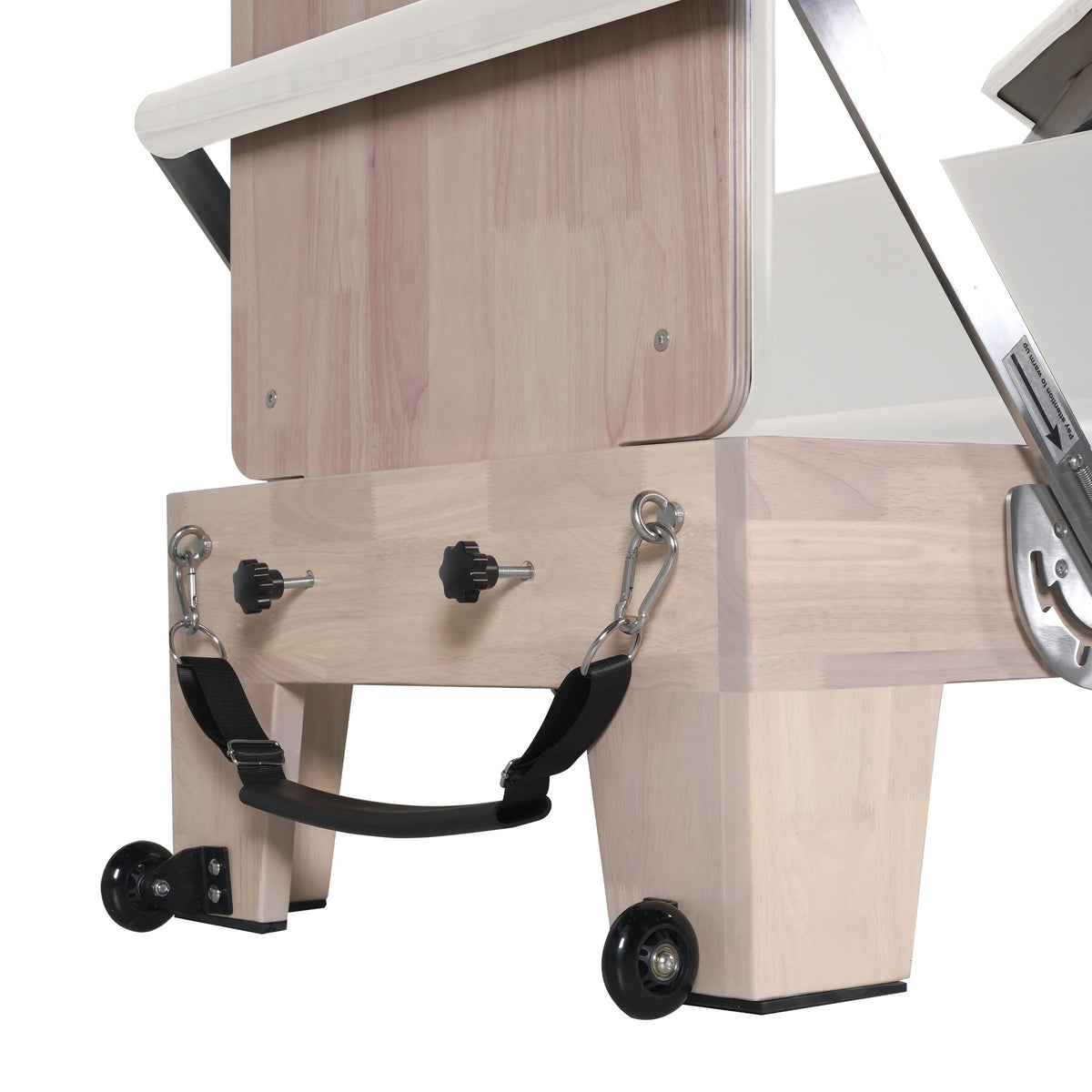 Classic Pilates Wood Reformer White