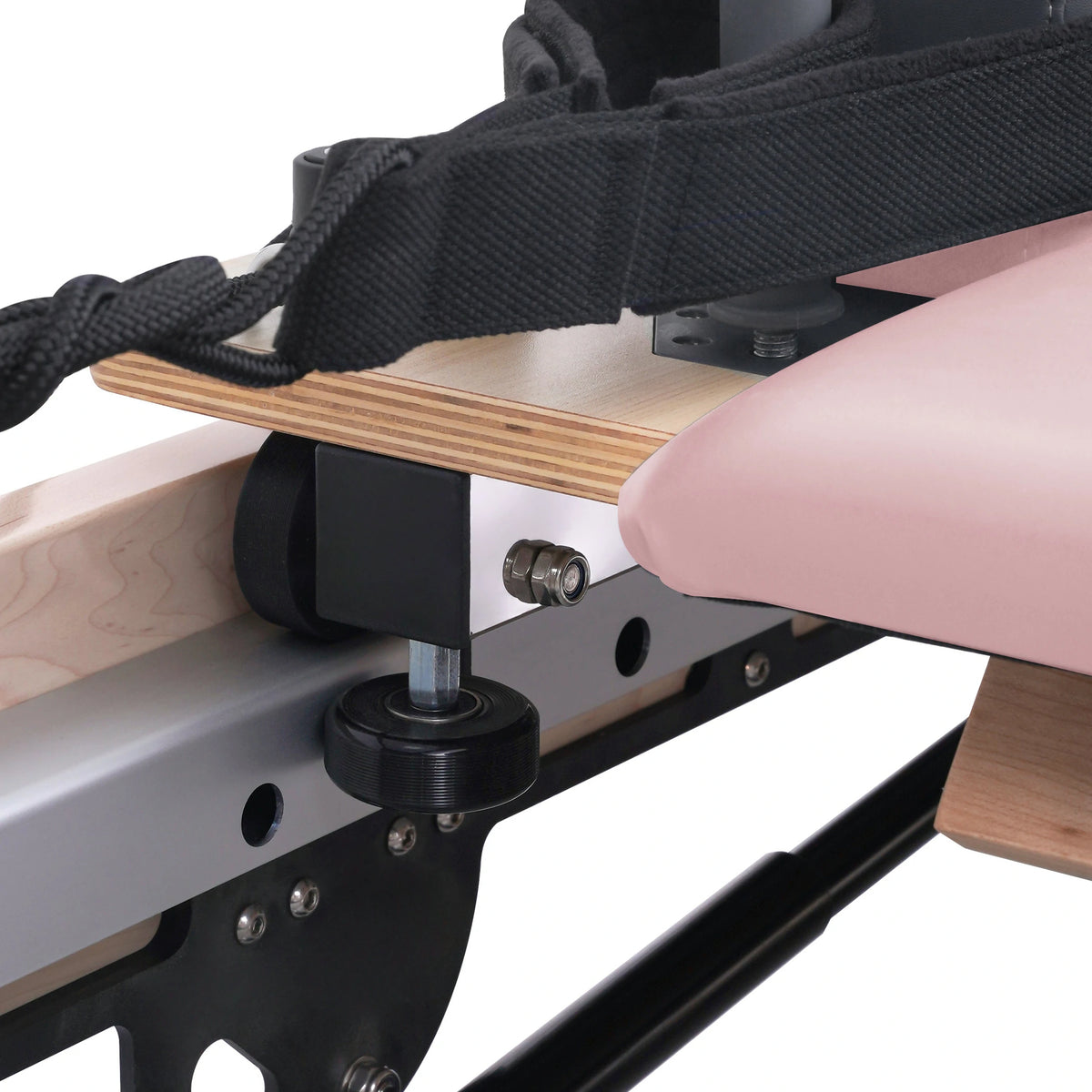 Foldable Maple Pilates Reformer Pink