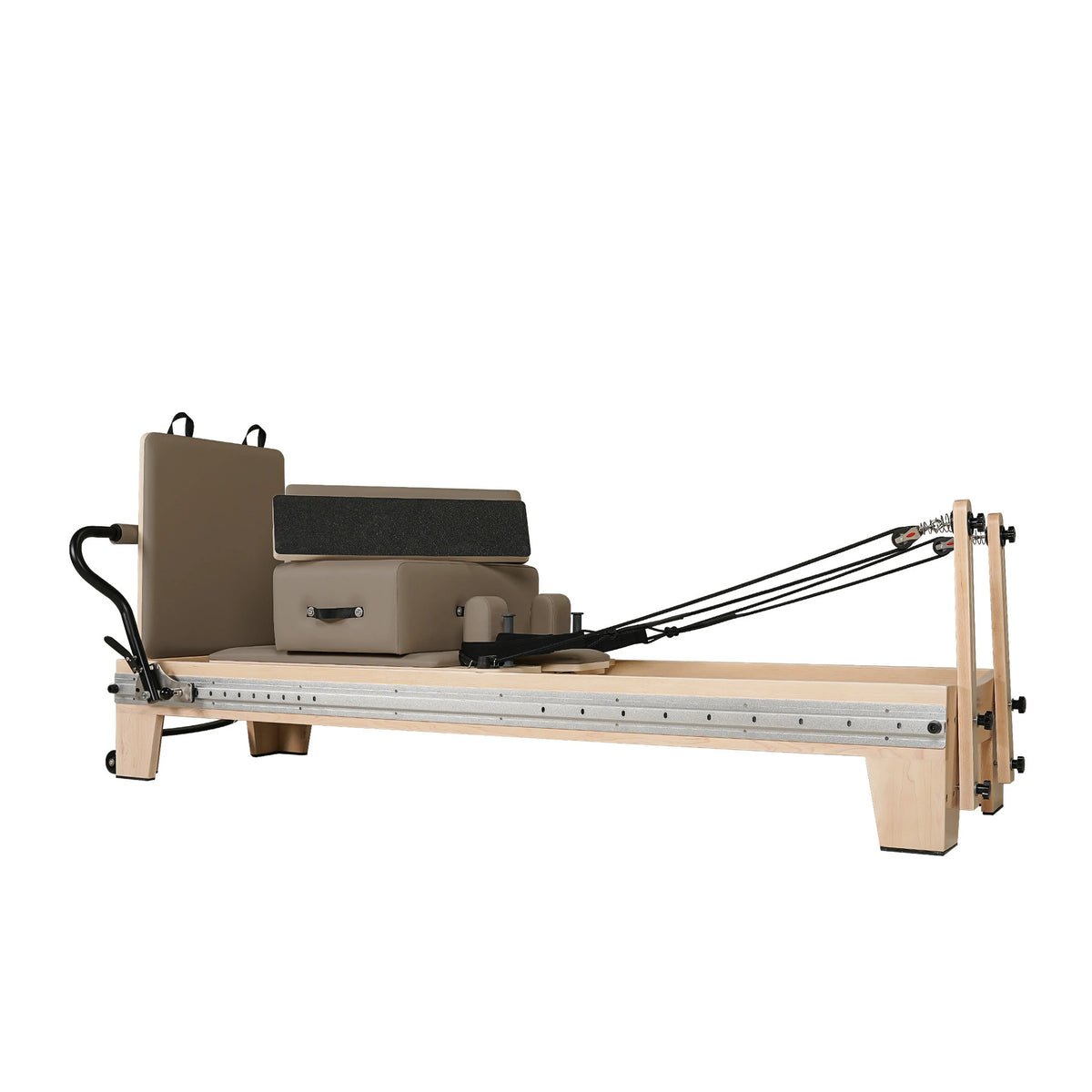 Maple  Full Track Split Glide Pilates Reformer Brown