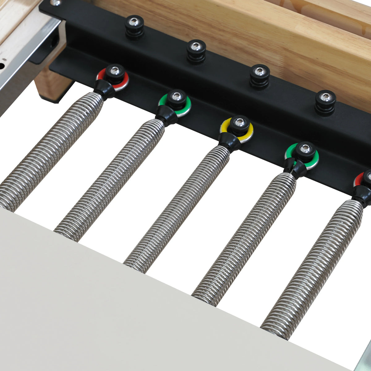 Oak Folding Classic Pilates Reformer – White