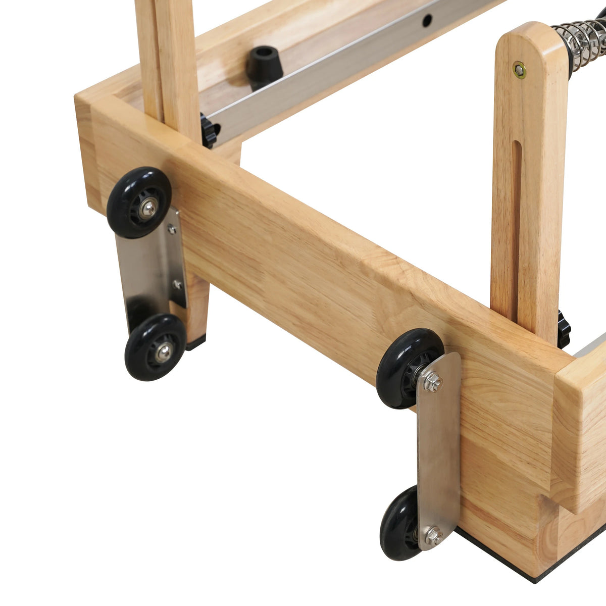 Oak Folding Classic Pilates Reformer – White