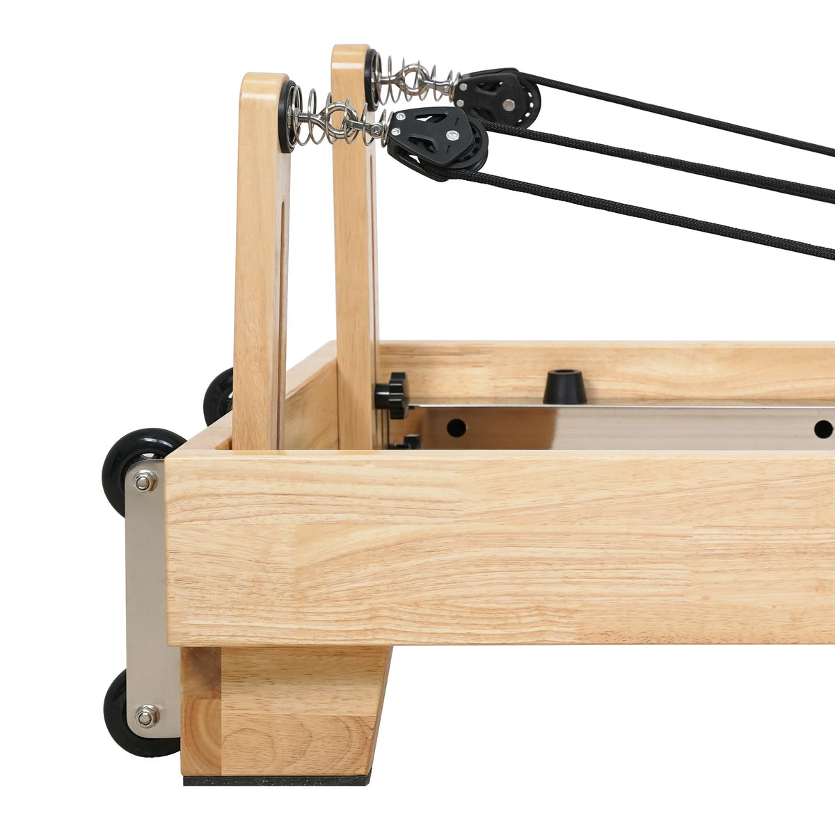 Oak Folding Classic Pilates Reformer – Grey